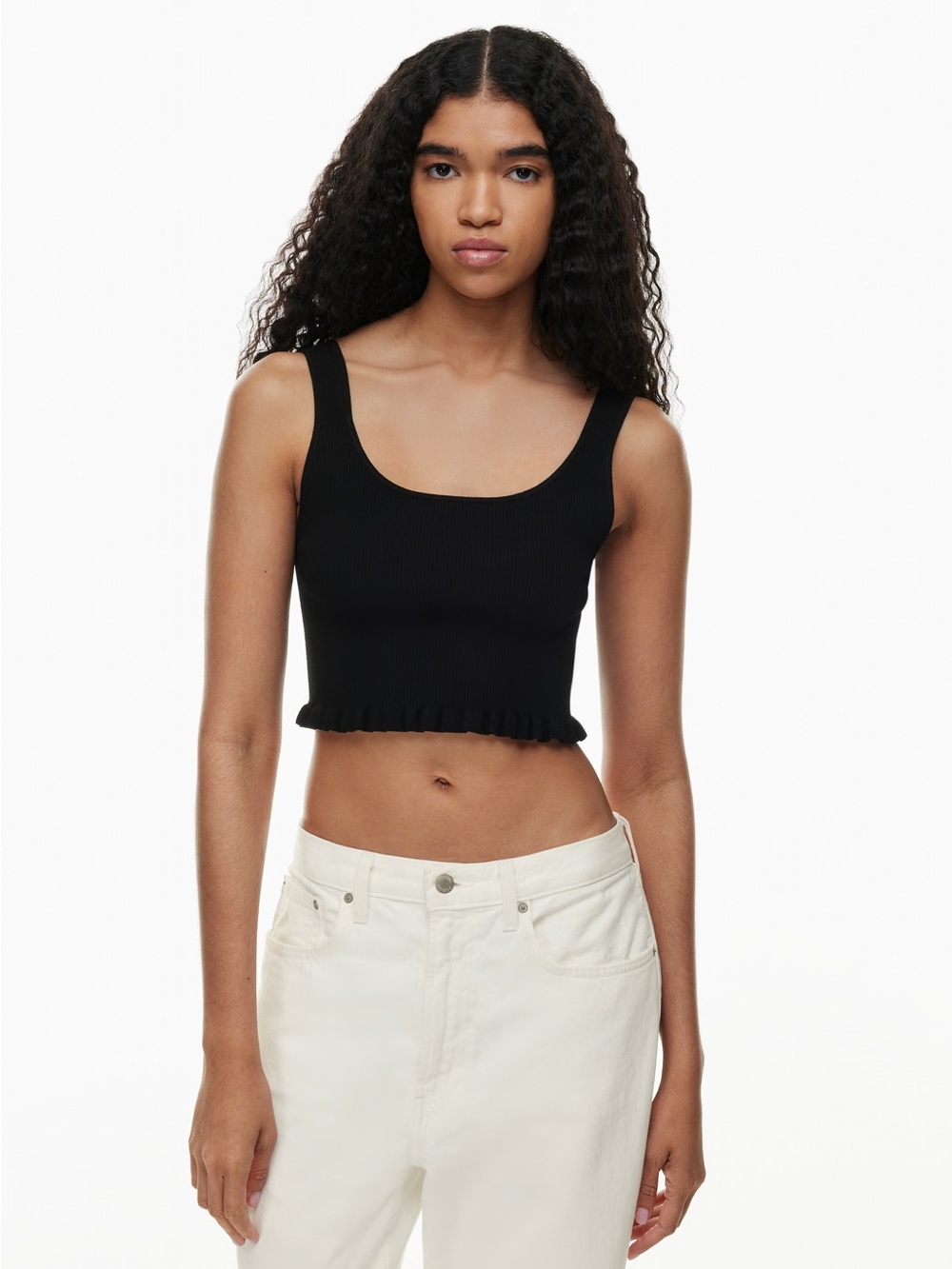 Aritzia Wilfred Brio Tank - Black